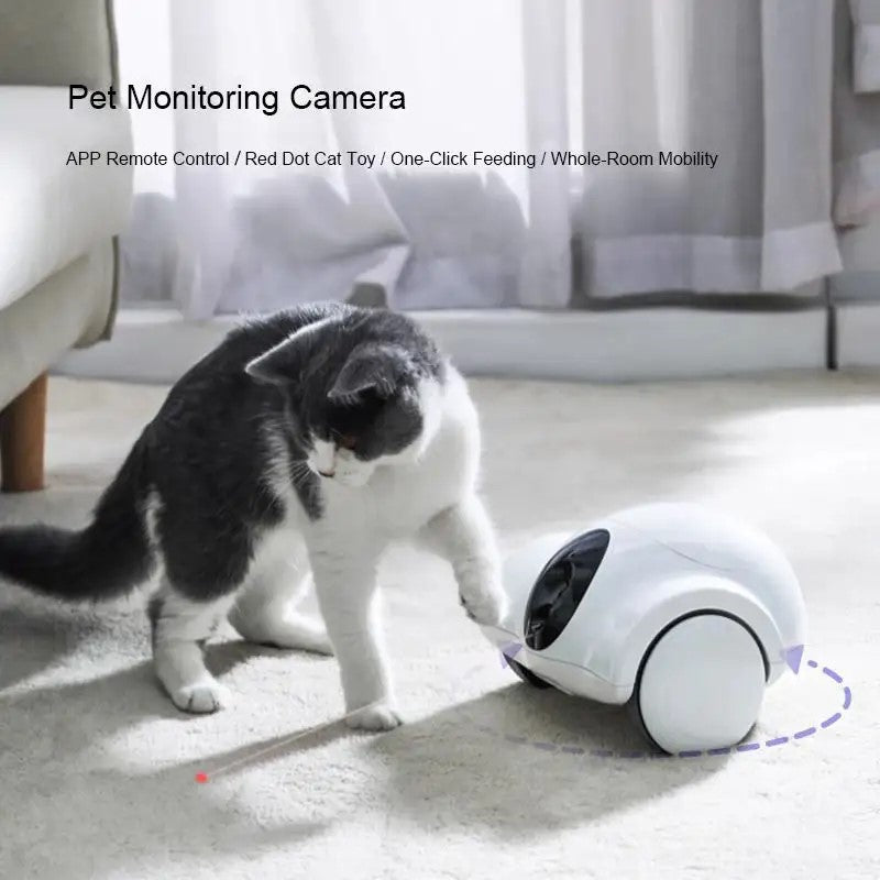 JSOCAM Wholesale Smart Dog Interactive Toy Camera 360 Degree View With Snack Throwing Tracking Function Pet Toy