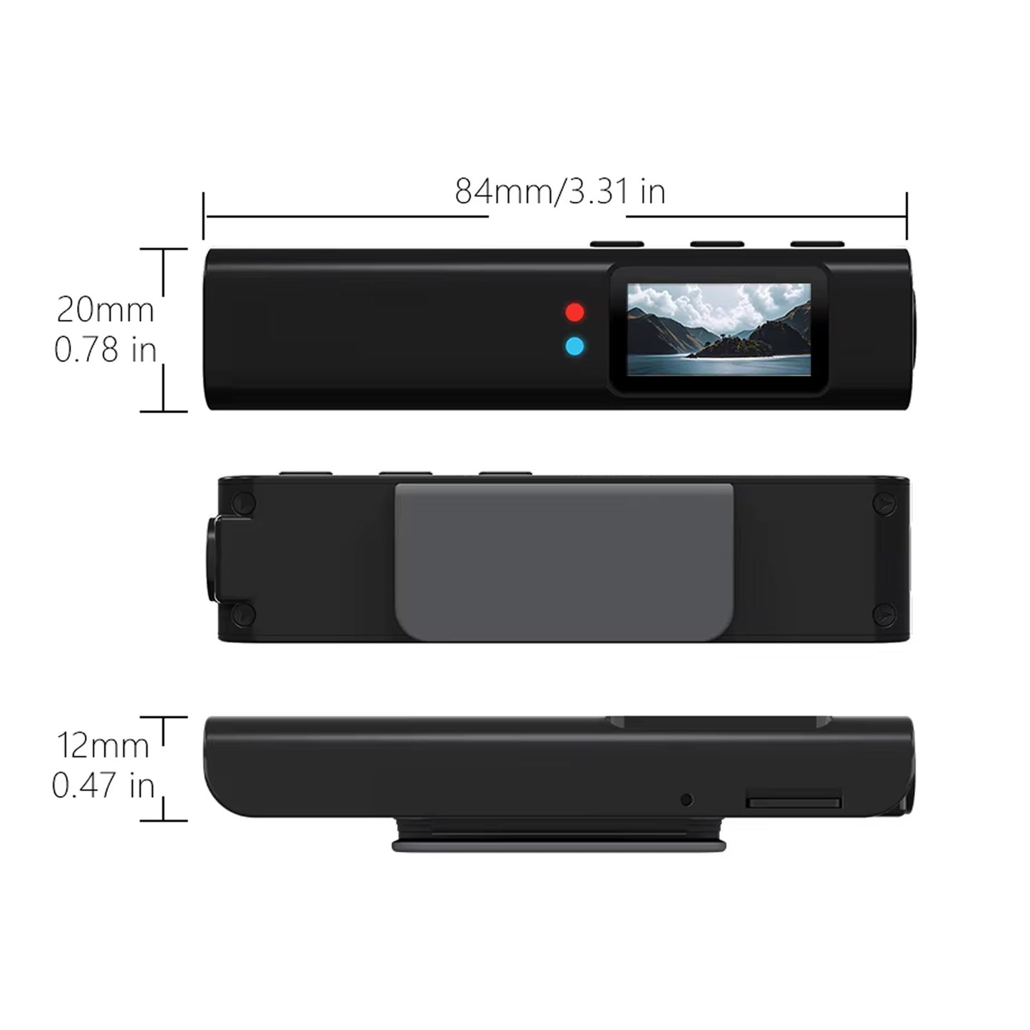 JSOCAM FPV Action Camera Glasses Video Sport Action Glasses for Travel, Outdoor, Cycling, Driving, First-person View Glasses Camera