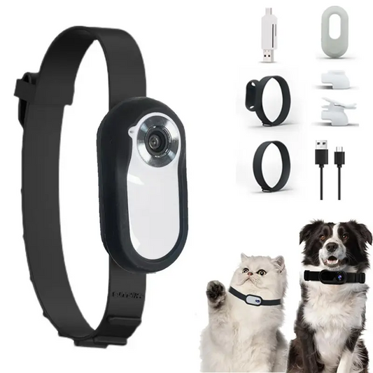 JSOCAM Factory Wholesale Pet Sports Collar Camera Mini Magnetic Thumb Action Camera Pet Outdoor Video Recording Wireless Camera