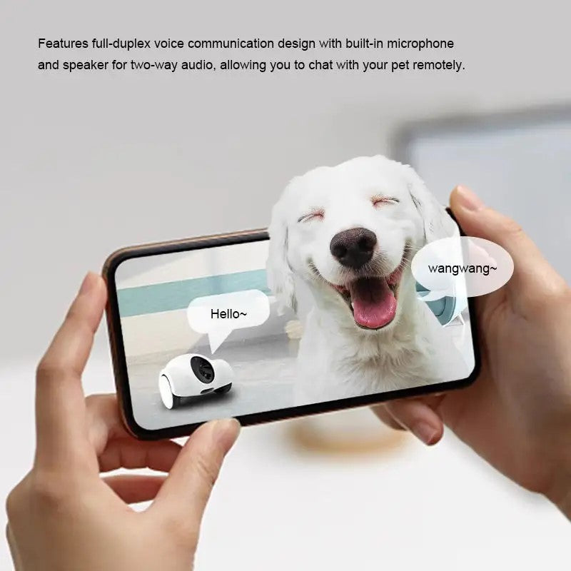 JSOCAM Wholesale Smart Dog Interactive Toy Camera 360 Degree View With Snack Throwing Tracking Function Pet Toy