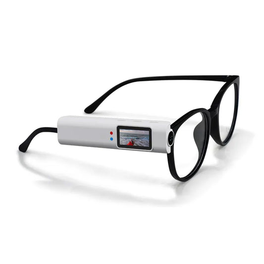 JSOCAM FPV Action Camera Glasses Video Sport Action Glasses for Travel, Outdoor, Cycling, Driving, First-person View Glasses Camera