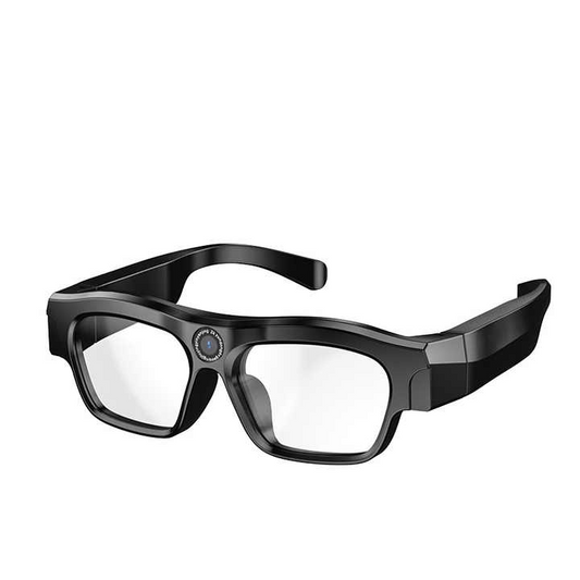 JSOCAM Wearable Fashionable Smart Bluetooth Glasses With 256g Replaceable Myopia Lenses, 4K ultra clear Camera Headphones, Glasses